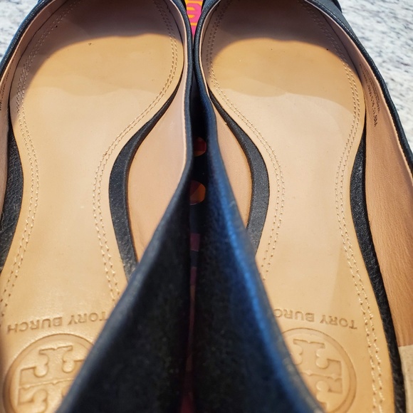 Tory Burch Mini Miller Flat - Black - Size 8 - Picture 3 of 8